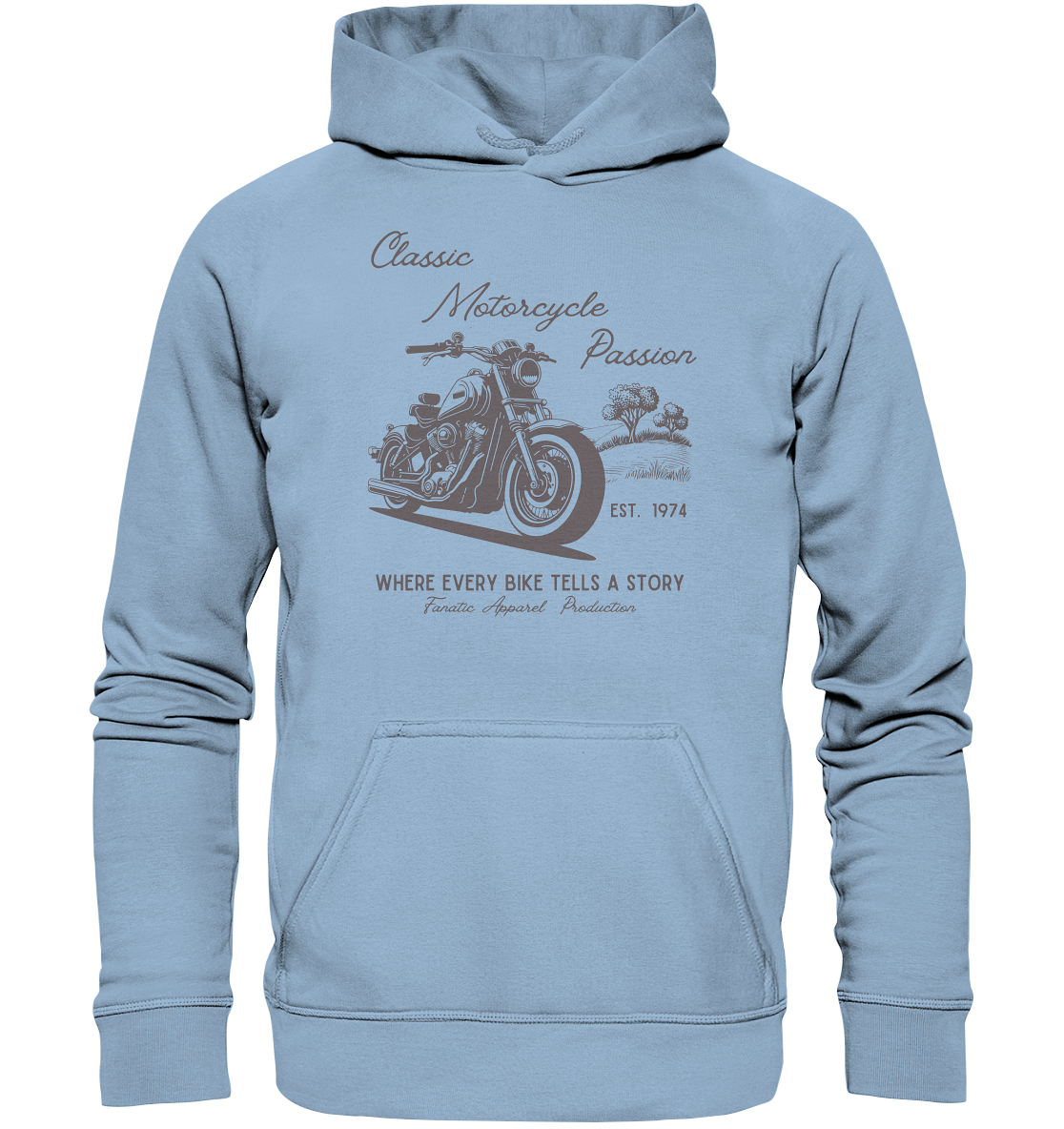 Classic Motorcycle Passion - Basic Unisex Hoodie