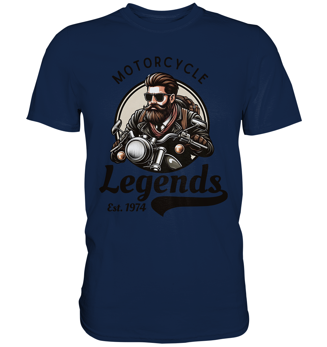 Motorcycle Legends - dunkle Schrift - Classic Shirt