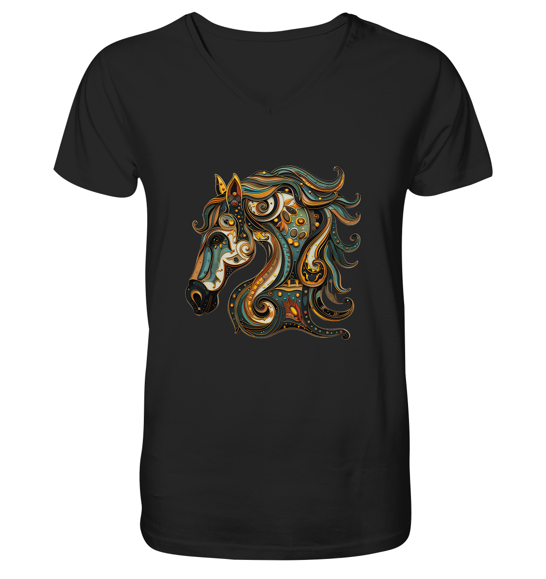 Horse Art - V-Neck Shirt