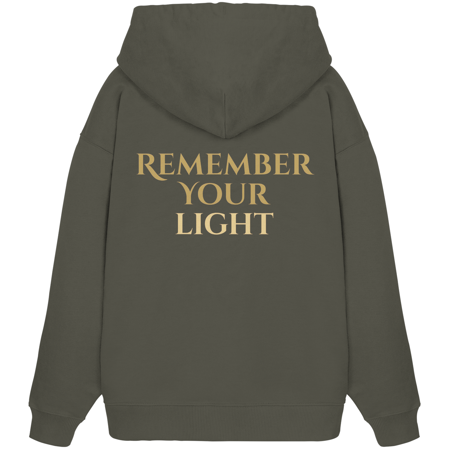 Remember Your Light - Organic Oversize Hoodie