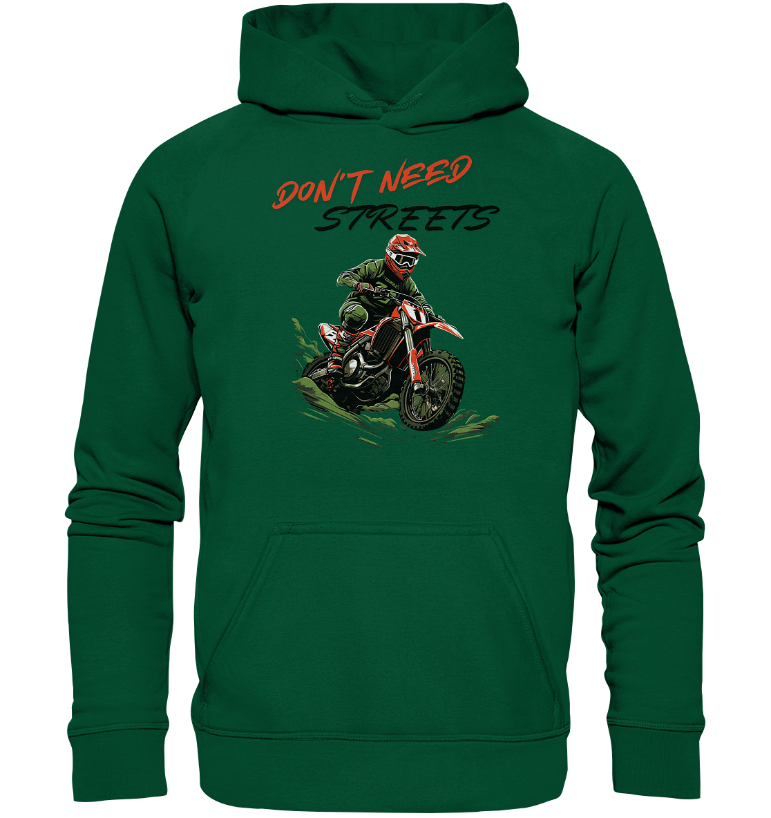 Dont Need Streets - dunkel - Basic Unisex Hoodie