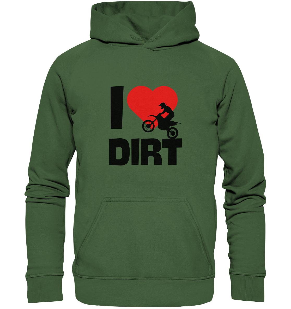 I Love Dirt - Basic Unisex Hoodie