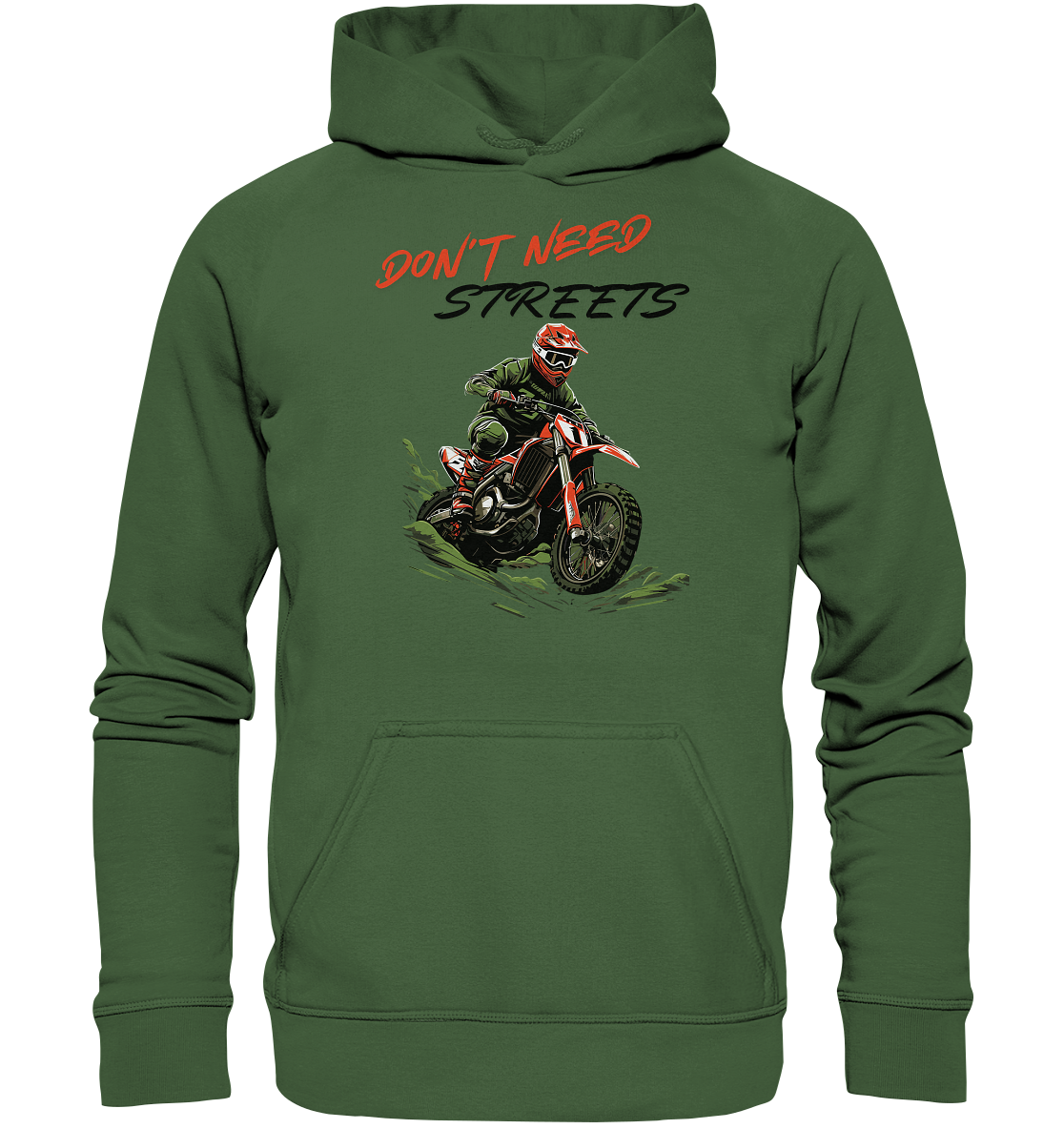 Dont Need Streets - dunkel - Basic Unisex Hoodie