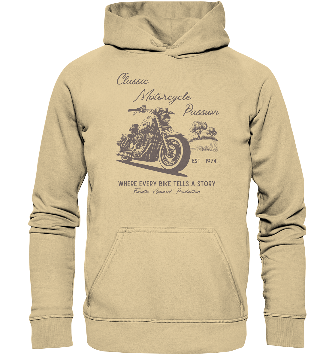 Classic Motorcycle Passion - Basic Unisex Hoodie