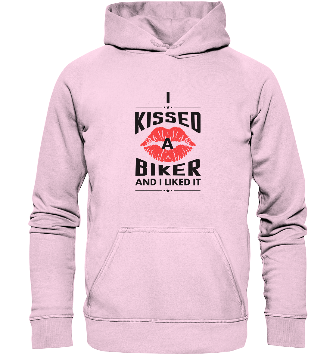 I Kissed a Biker - Basic Unisex Hoodie