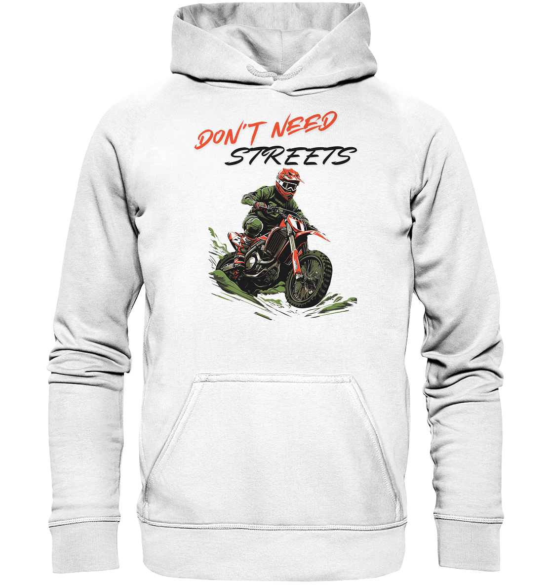 Dont Need Streets - dunkel - Basic Unisex Hoodie
