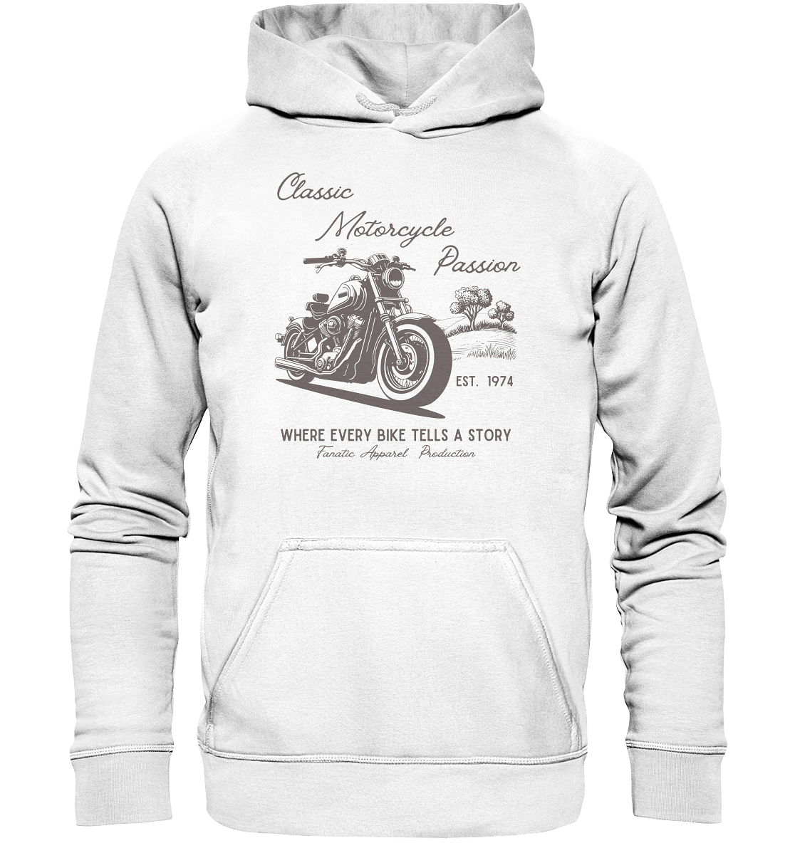 Classic Motorcycle Passion - Basic Unisex Hoodie