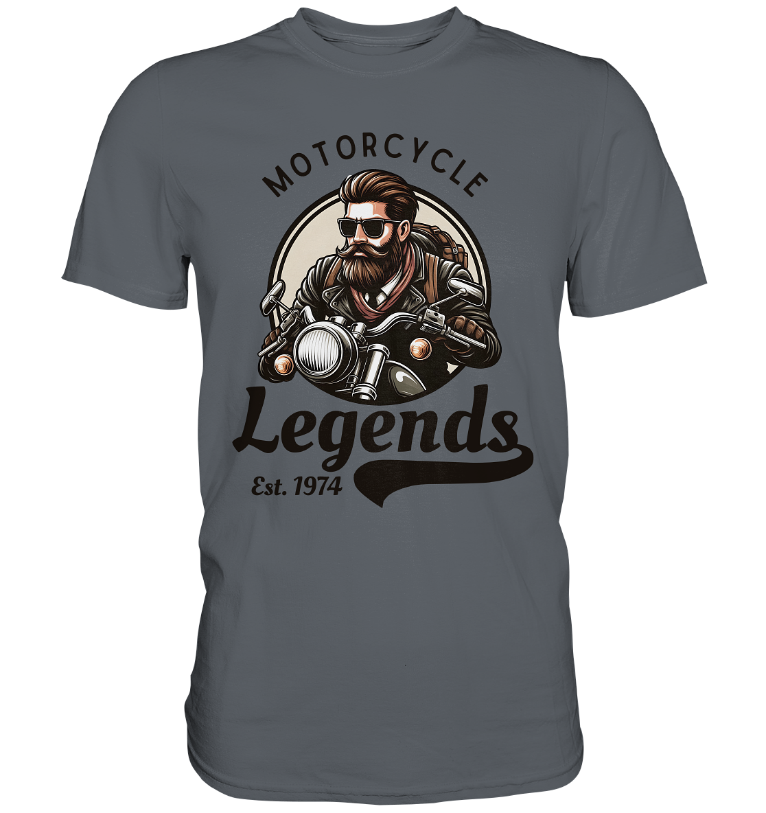 Motorcycle Legends - dunkle Schrift - Classic Shirt