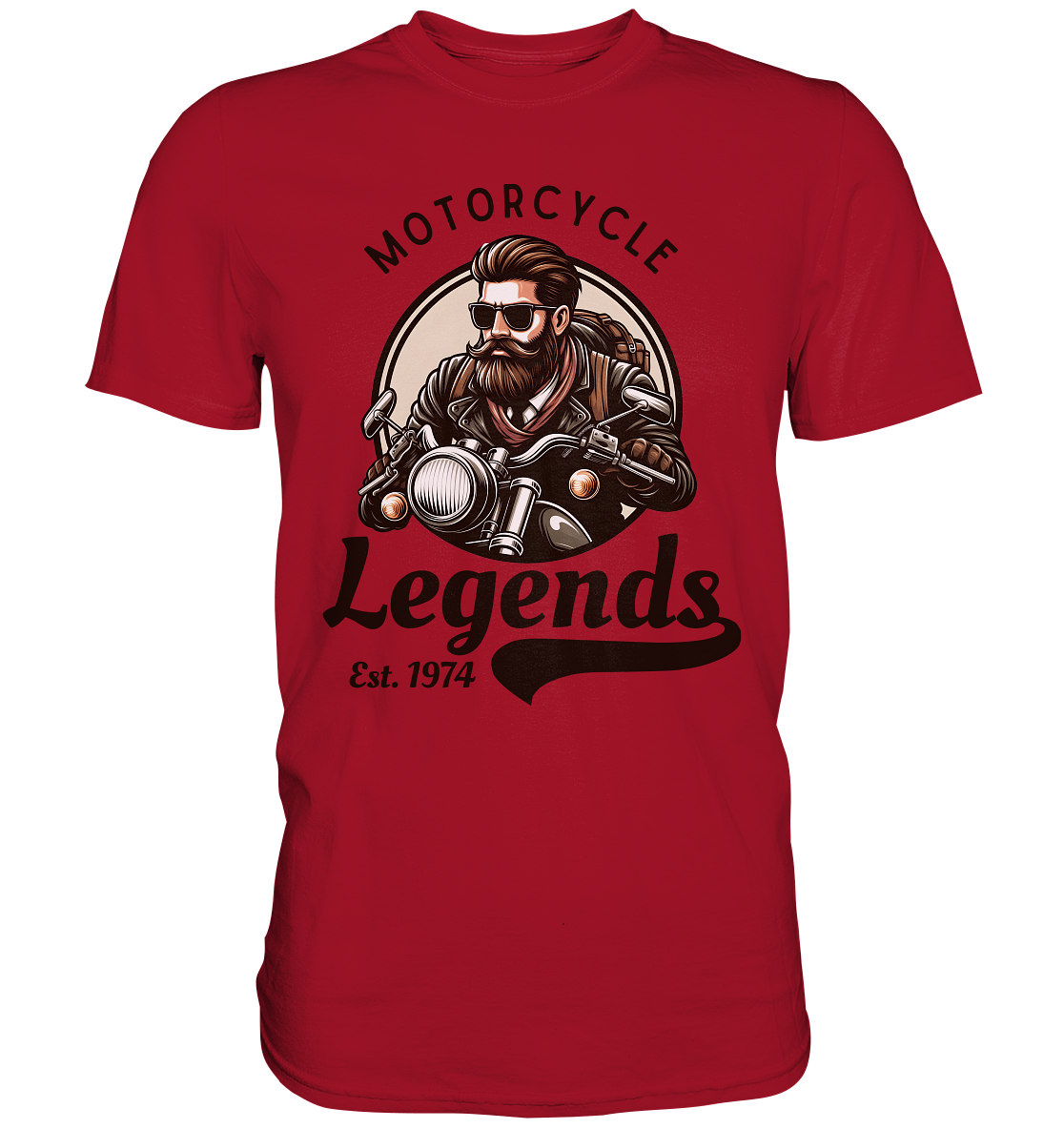 Motorcycle Legends - dunkle Schrift - Classic Shirt