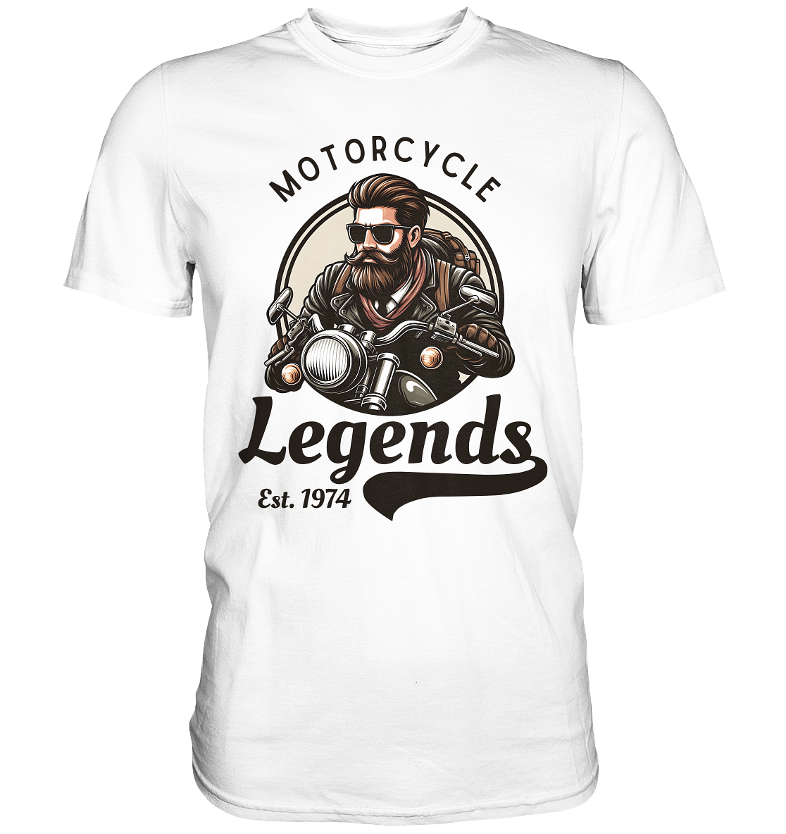 Motorcycle Legends - dunkle Schrift - Classic Shirt