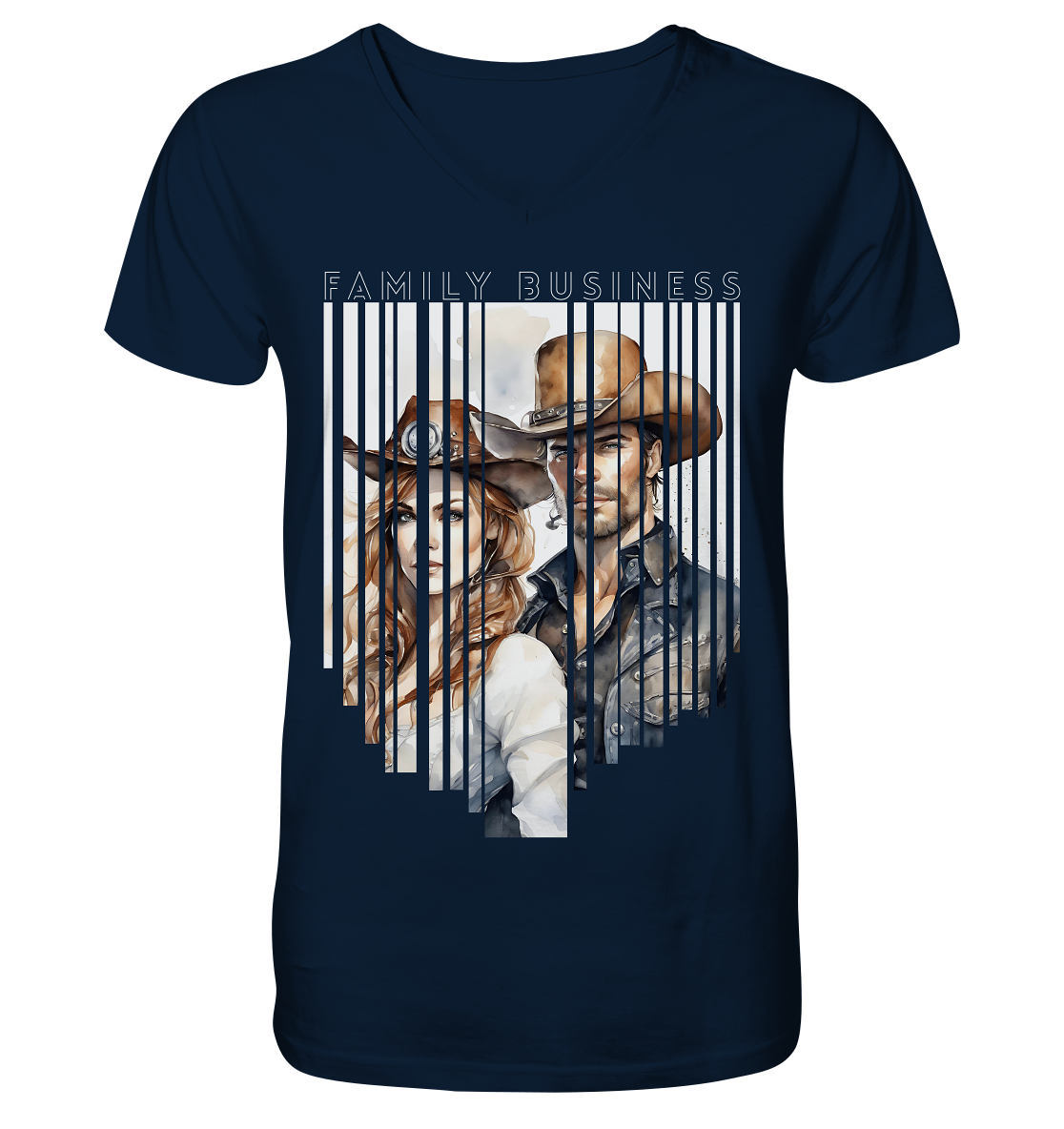 Family Business - V-Neck Shirt