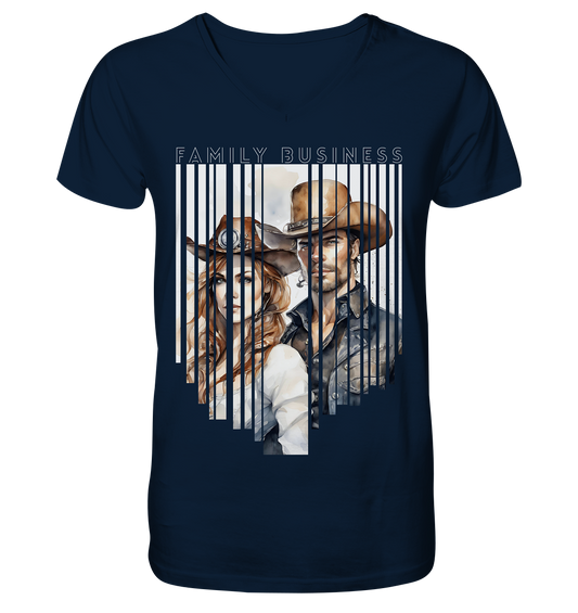 Family Business - V-Neck Shirt