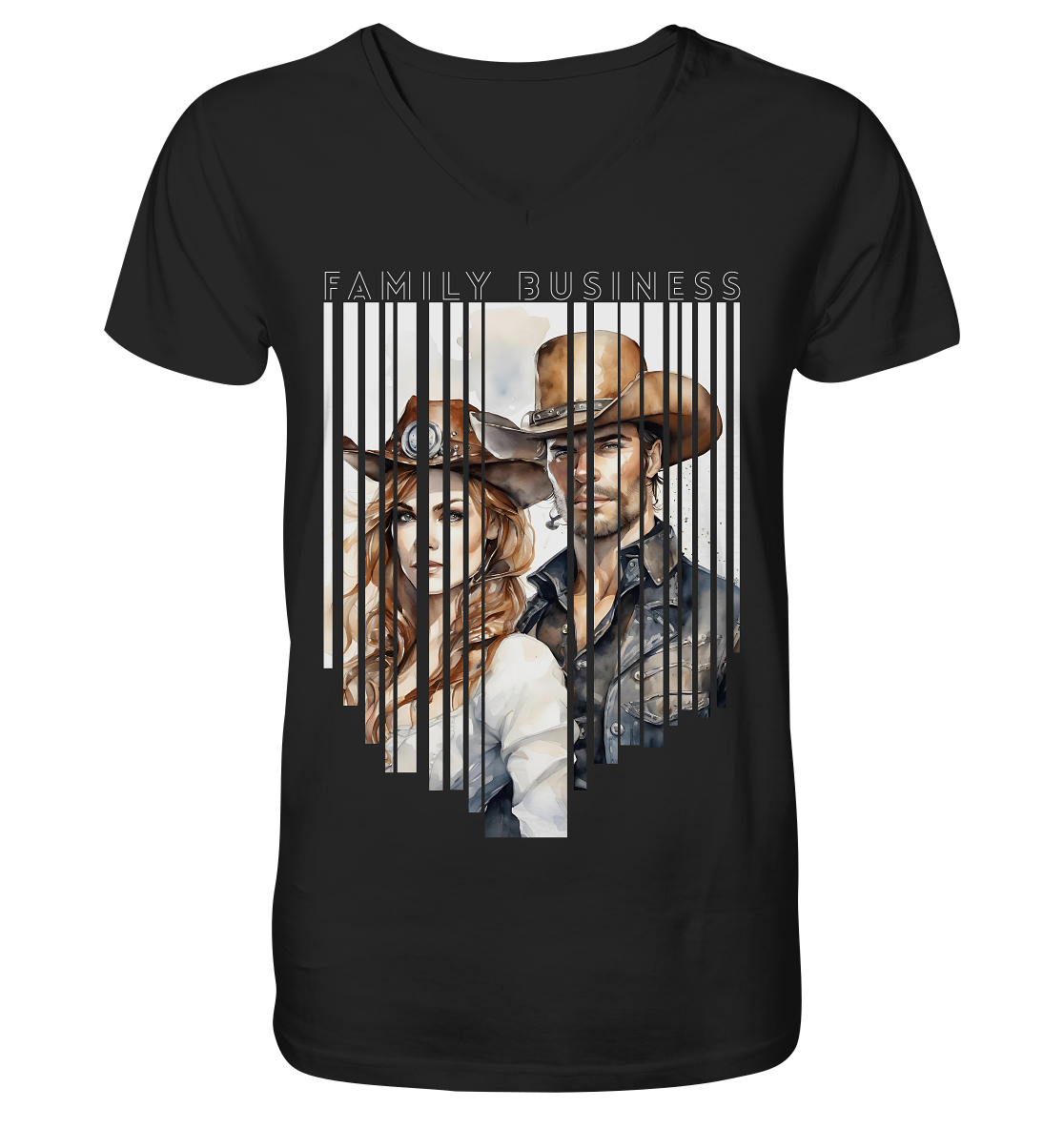 Family Business - V-Neck Shirt