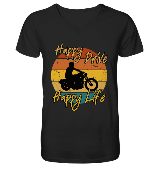 Happy Drive - V-Neck Shirt