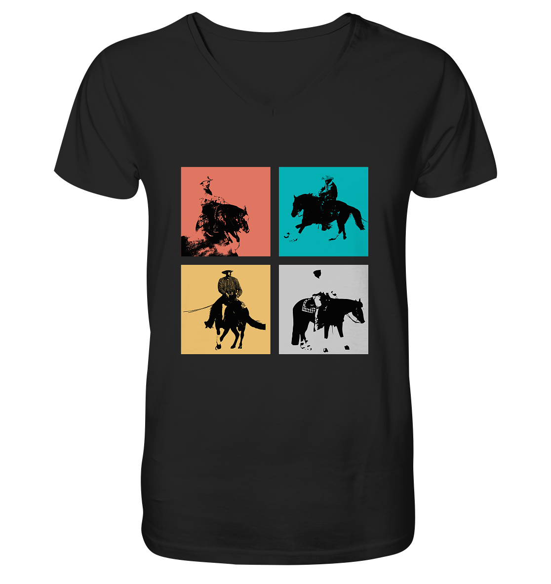 Reining Manöver - V-Neck Shirt