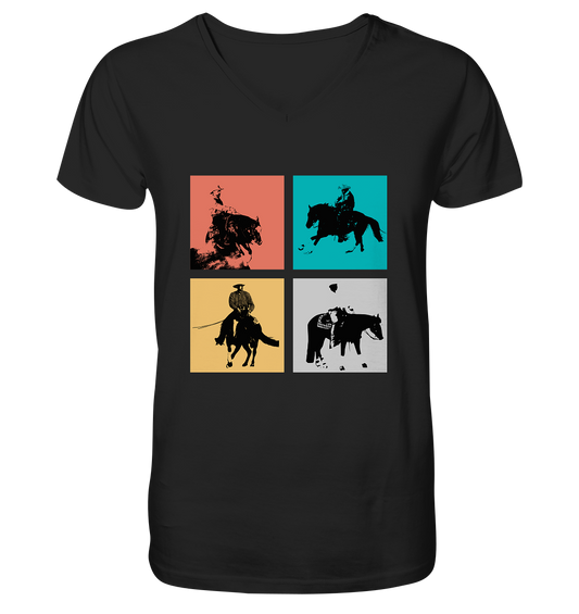 Reining Manöver - V-Neck Shirt