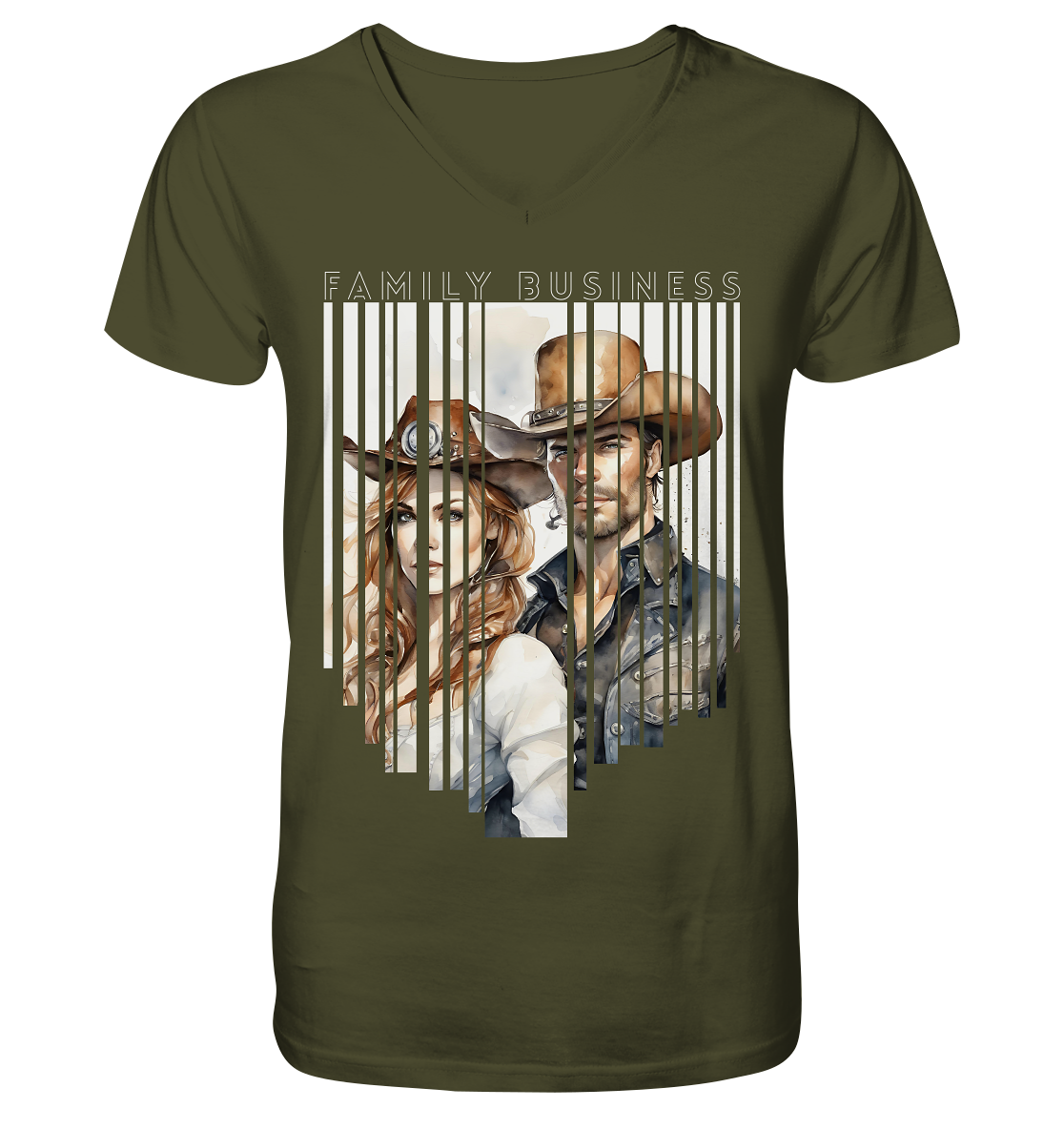 Family Business - V-Neck Shirt