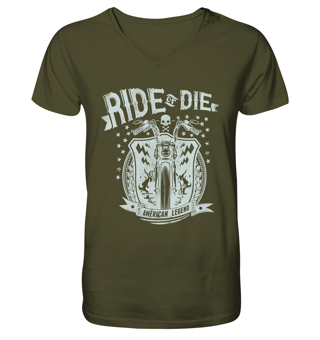 Ride or Die - V-Neck Shirt