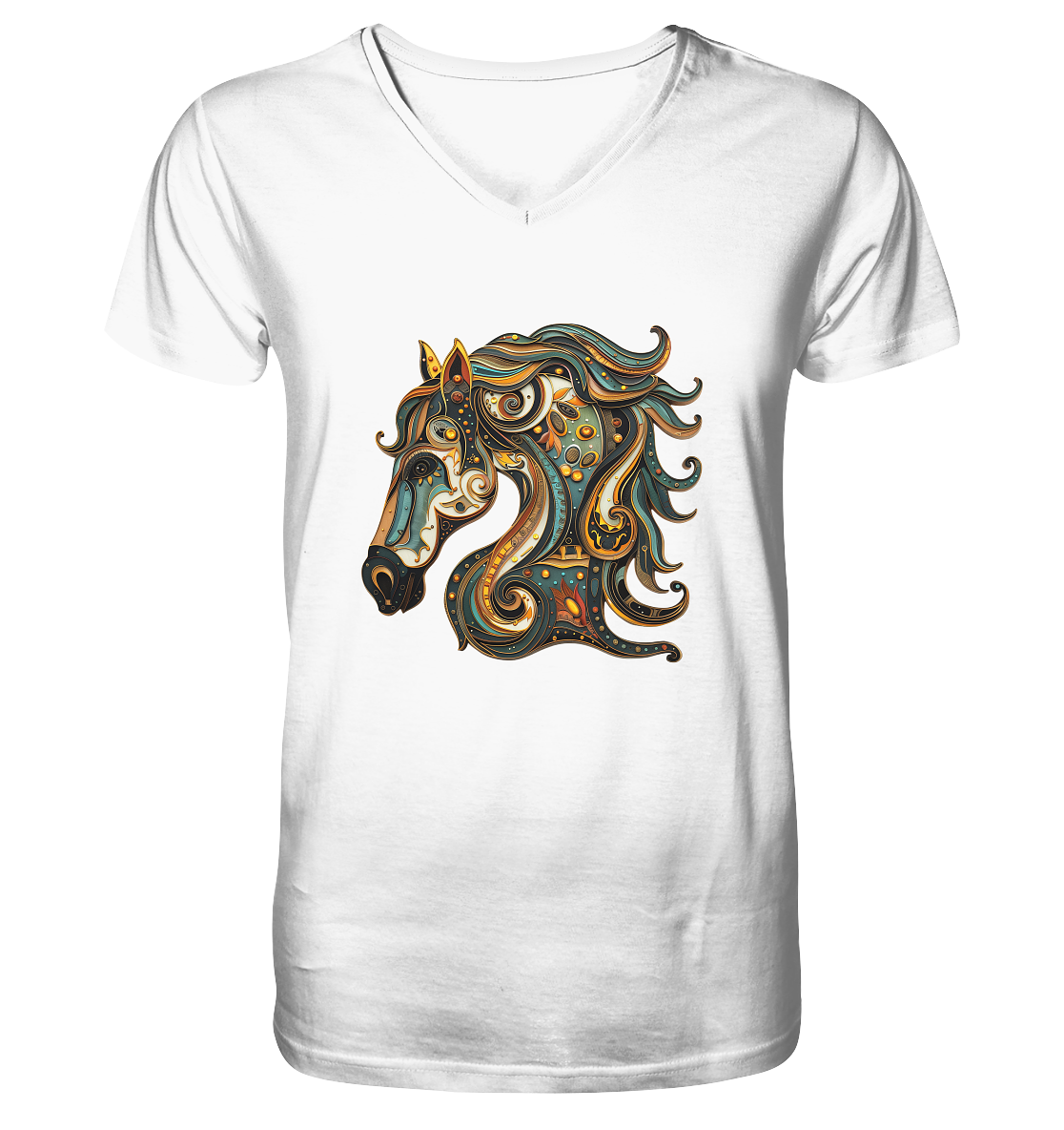 Horse Art - V-Neck Shirt