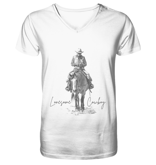Lonesome Cowboy - V-Neck Shirt