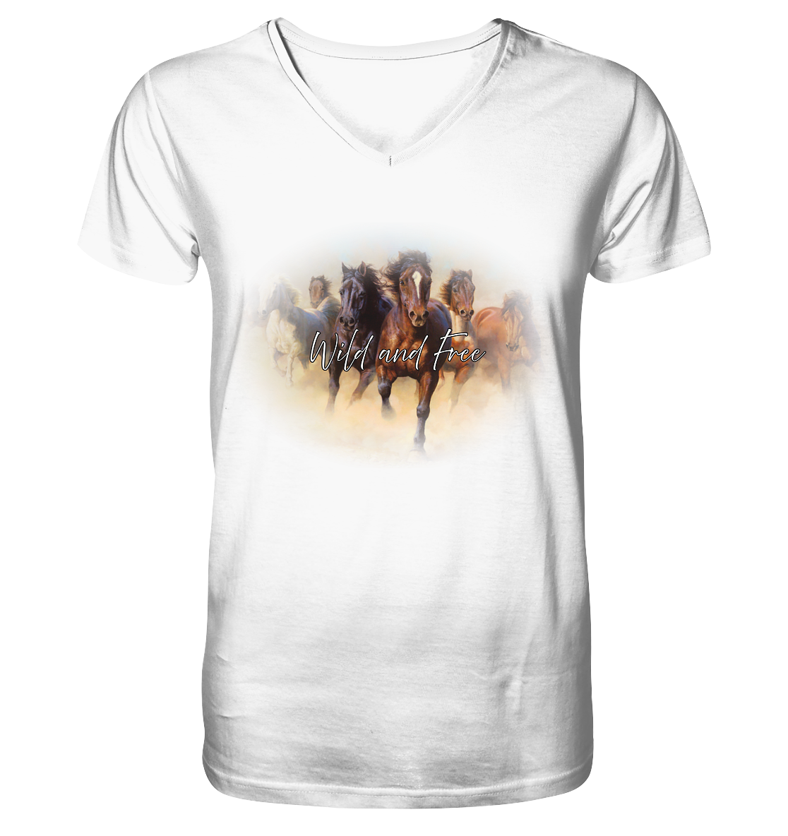 Wild and Free - V-Neck Shirt