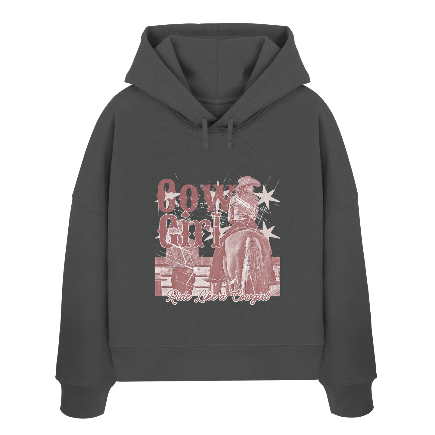 Cowgirl - Womens Organic Boxcut Hoodie