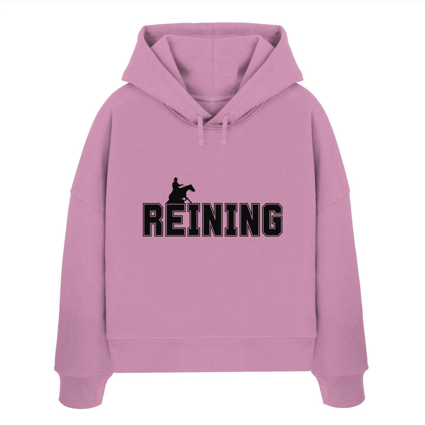 Reining College - Womens Organic Boxcut Hoodie