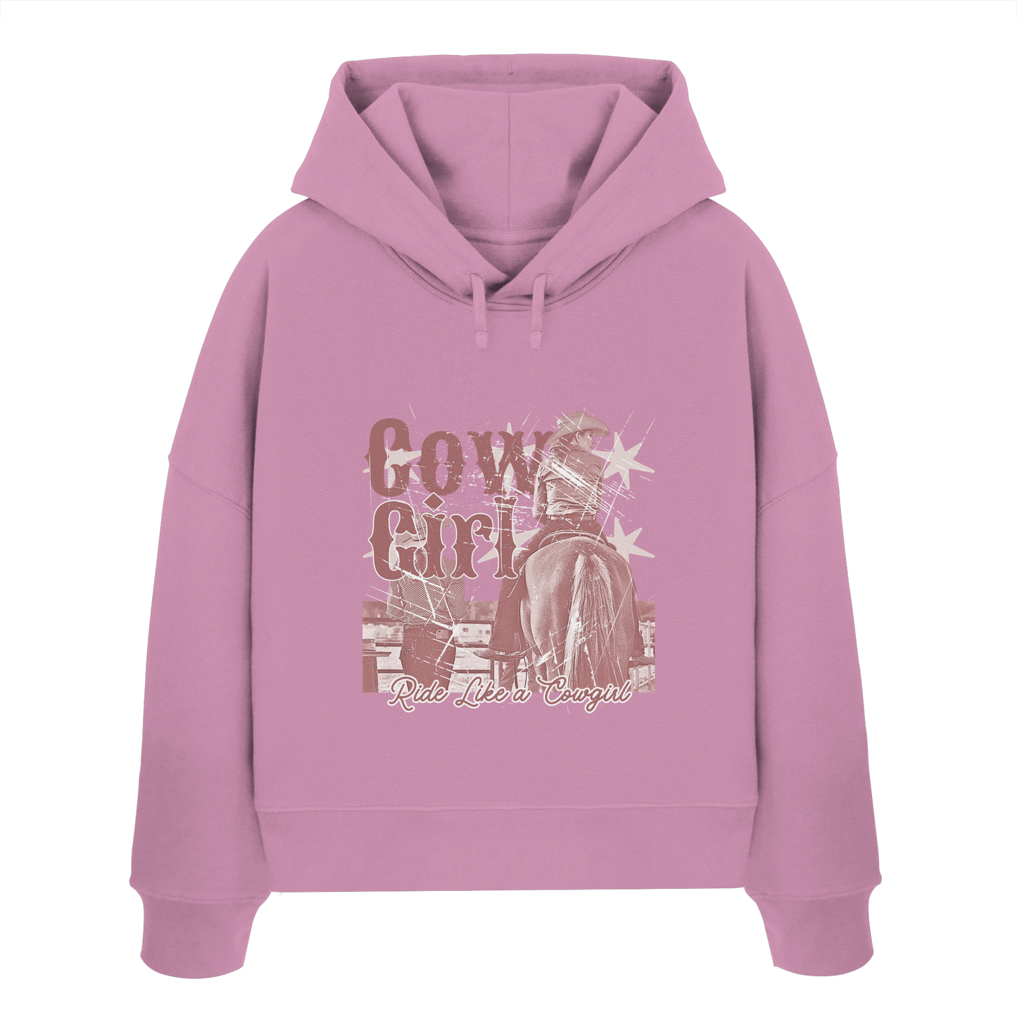 Cowgirl - Womens Organic Boxcut Hoodie