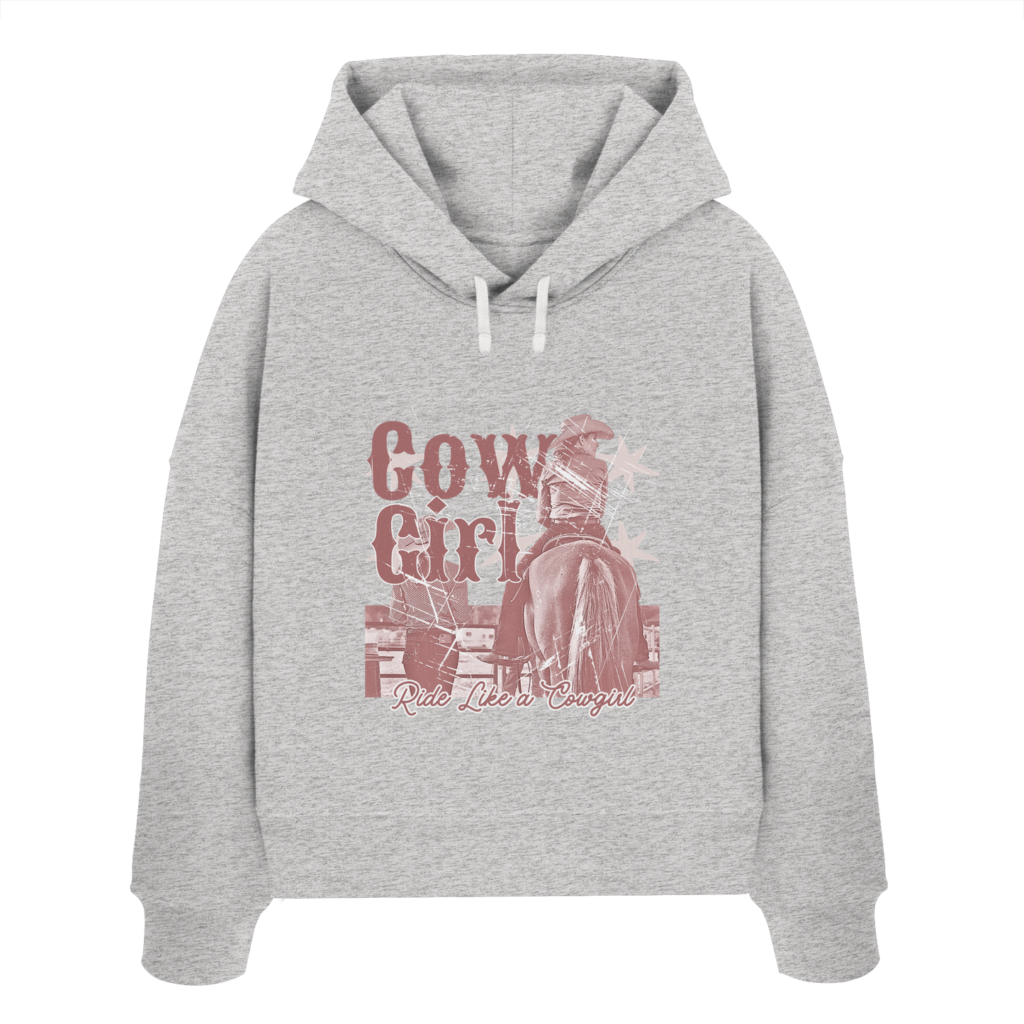 Cowgirl - Womens Organic Boxcut Hoodie
