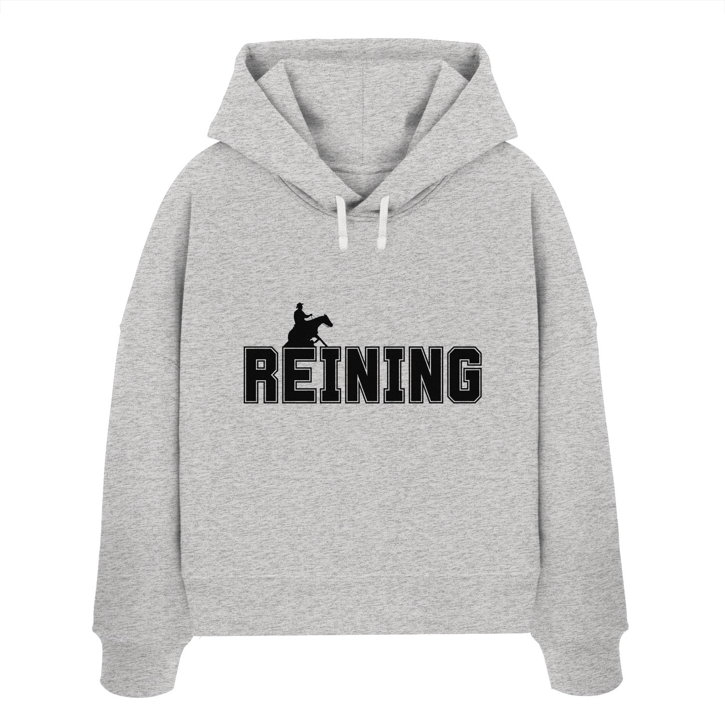 Reining College - Womens Organic Boxcut Hoodie