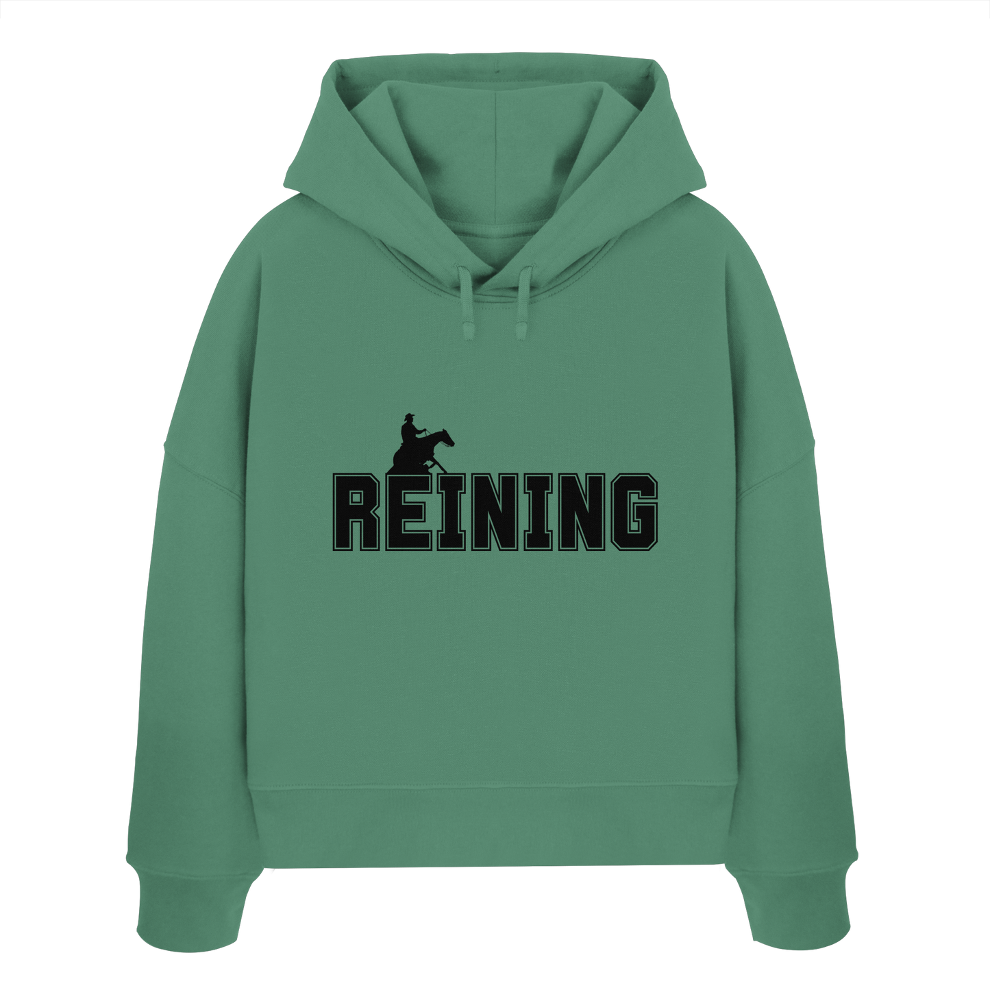 Reining College - Womens Organic Boxcut Hoodie