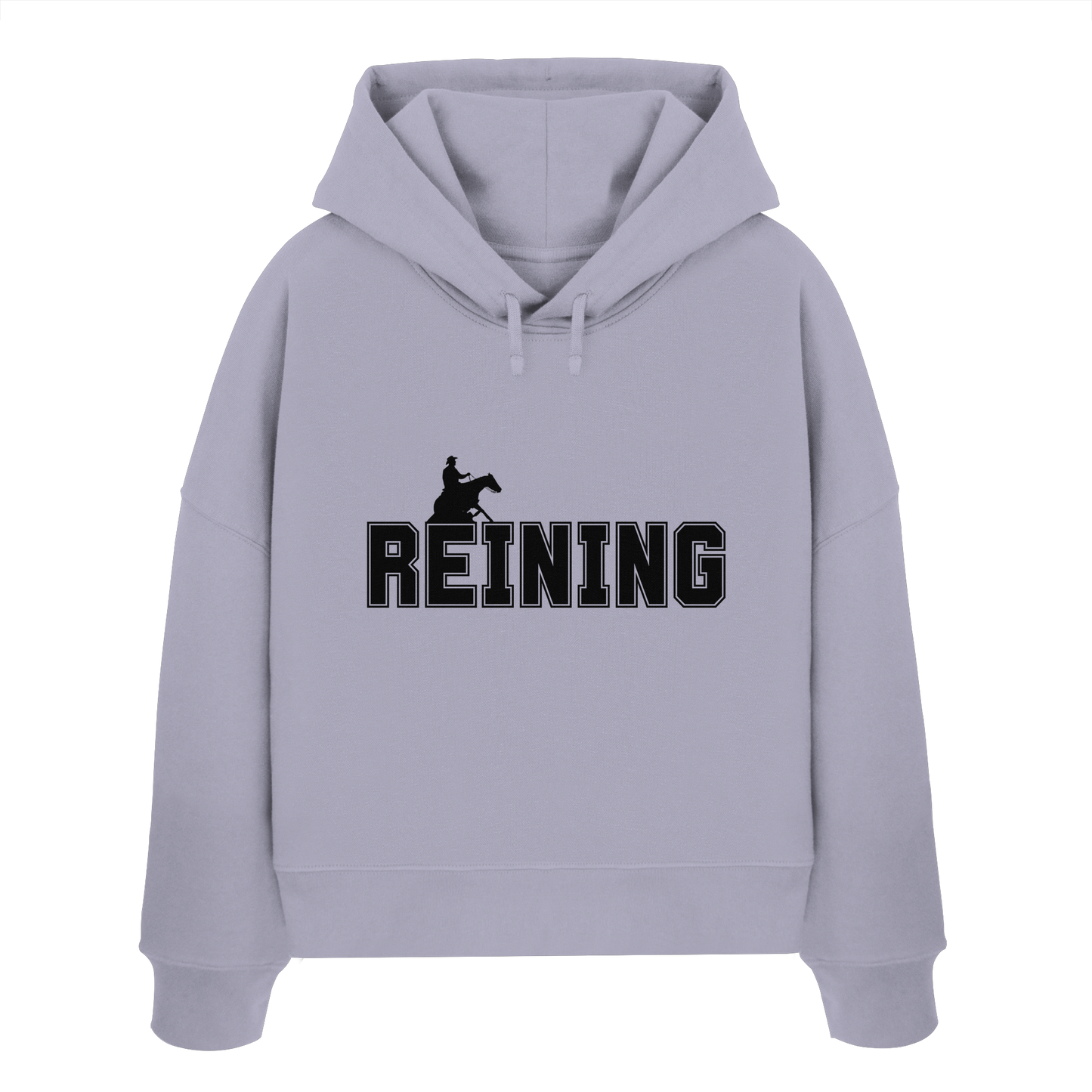 Reining College - Womens Organic Boxcut Hoodie