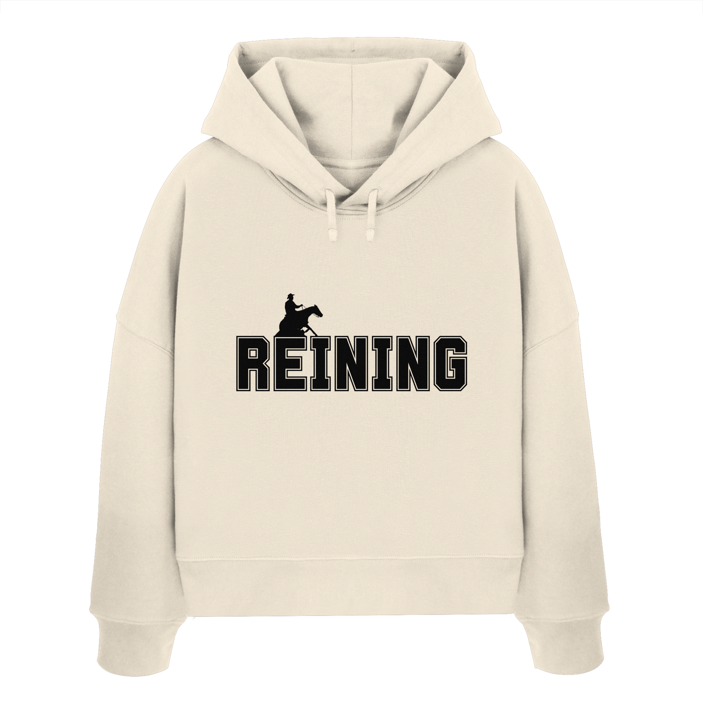Reining College - Womens Organic Boxcut Hoodie