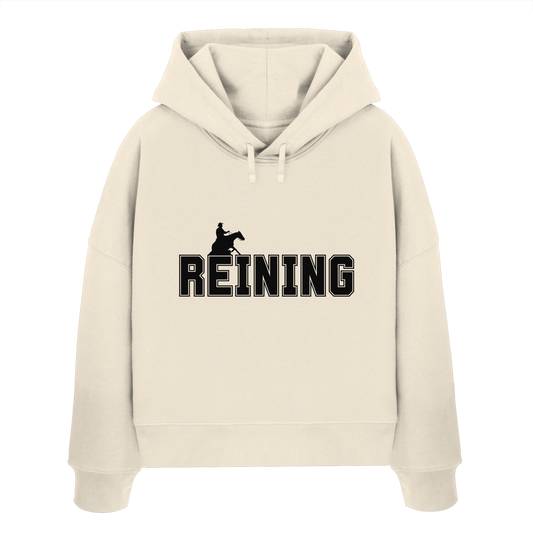 Reining College - Womens Organic Boxcut Hoodie