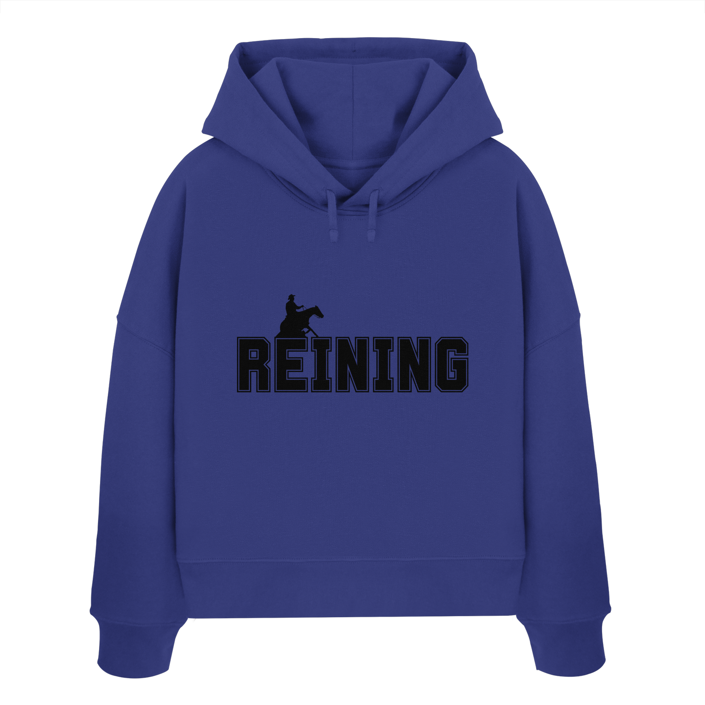 Reining College - Womens Organic Boxcut Hoodie