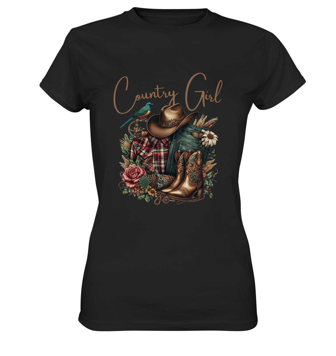 Country Girl - Womens Premium Classic T-Shirt