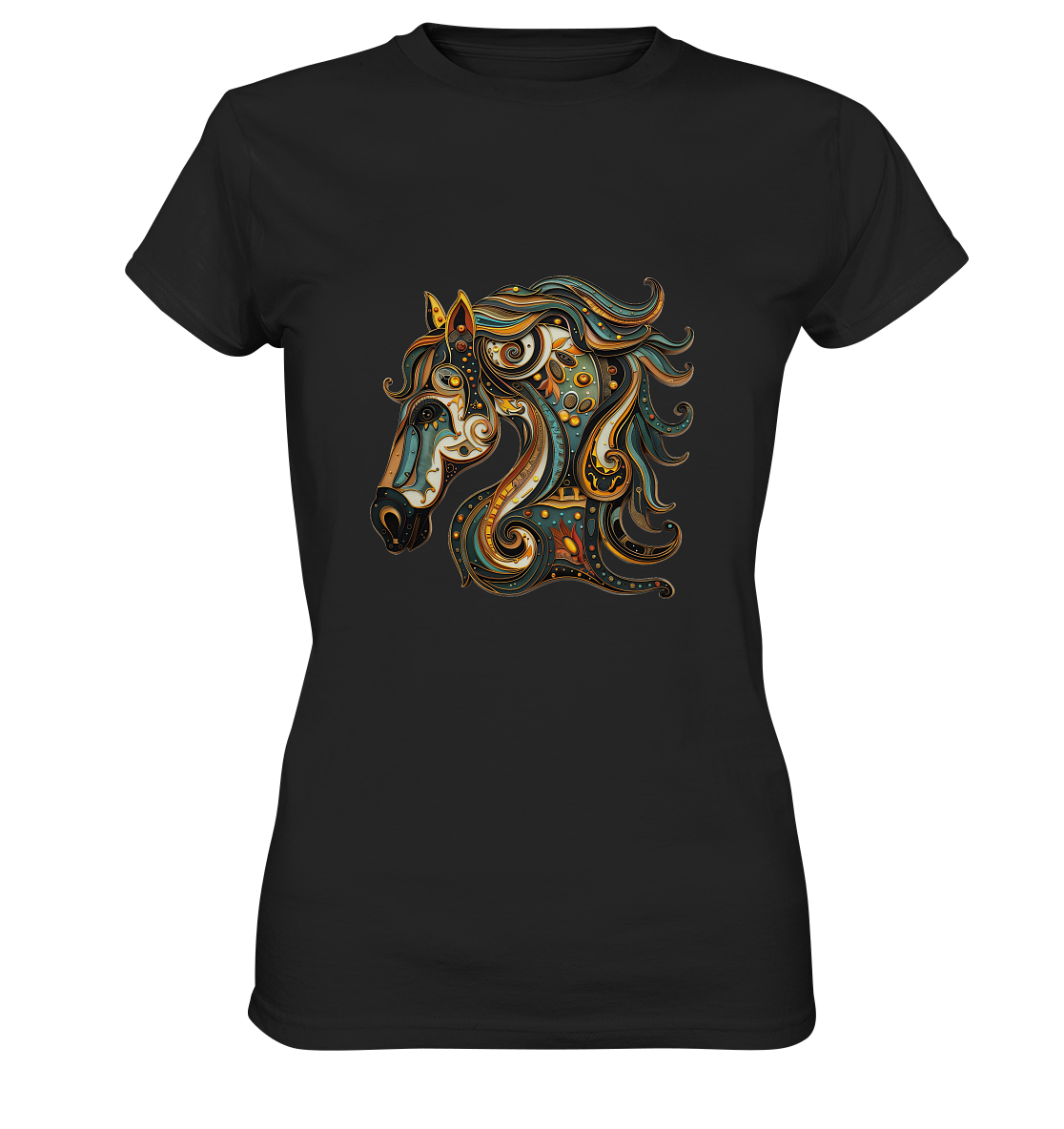 Horse Art - Womens Premium Classic T-Shirt