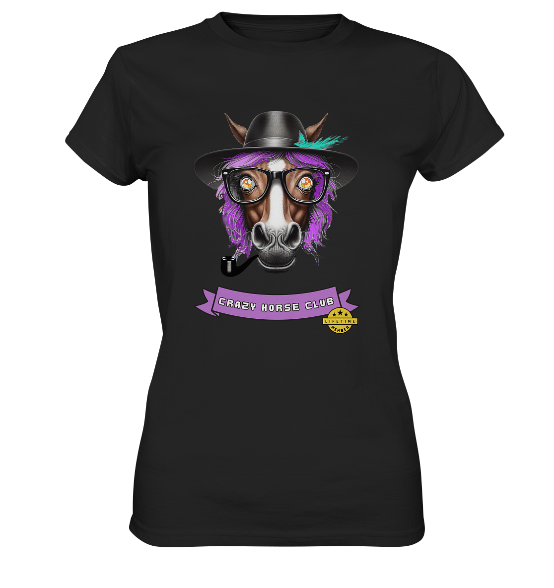 Crazy Horse Club - Womens Premium Classic T-Shirt