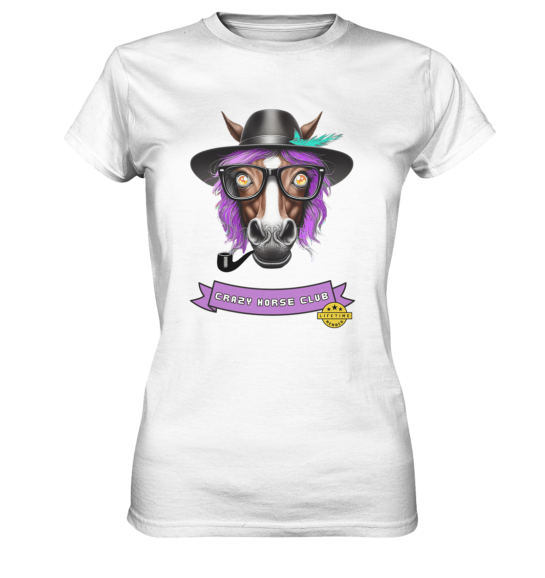 Crazy Horse Club - Womens Premium Classic T-Shirt