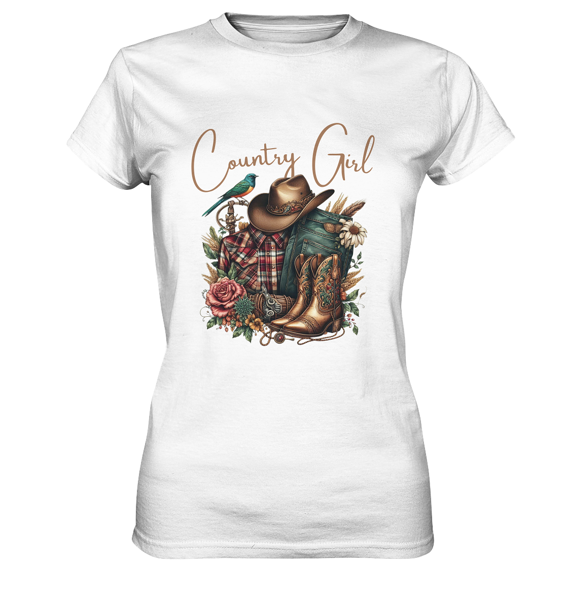 Country Girl - Womens Premium Classic T-Shirt