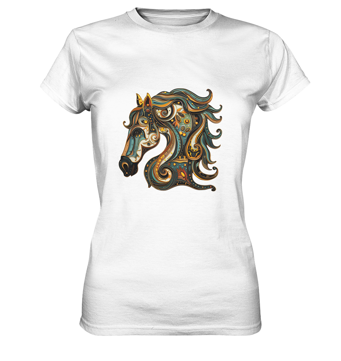 Horse Art - Womens Premium Classic T-Shirt